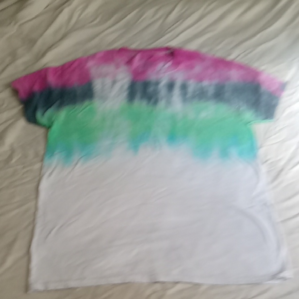 Colorful Tie-Dye Short Sleeve Tee